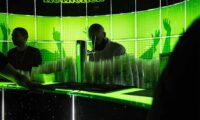 exhibition glass stand heineken