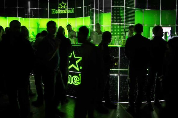 exhibition graphic stand heineken