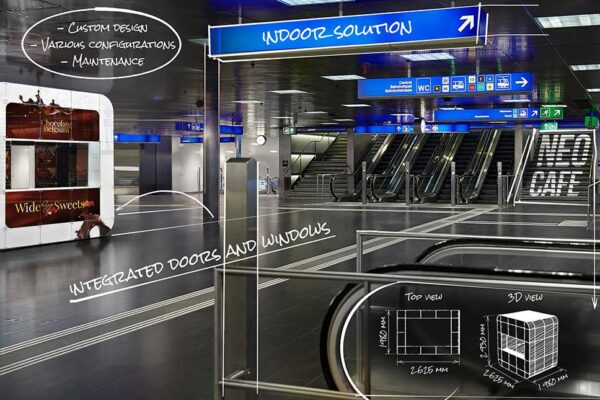 airport kiosk