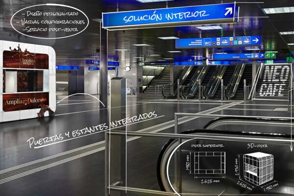 airport kiosk
