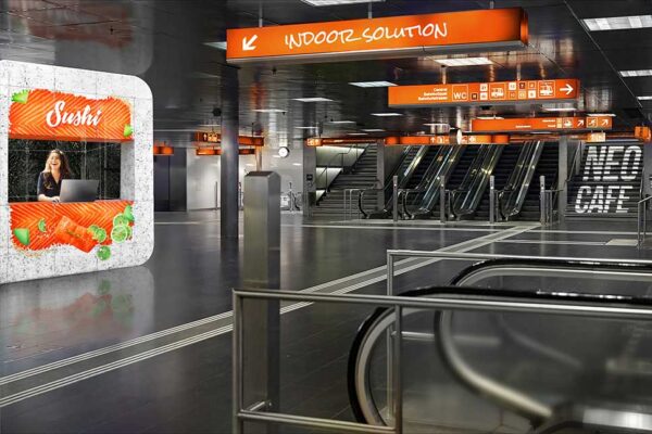airport kiosk