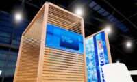 wood kiosk