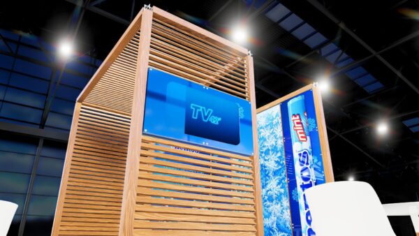 wood kiosk