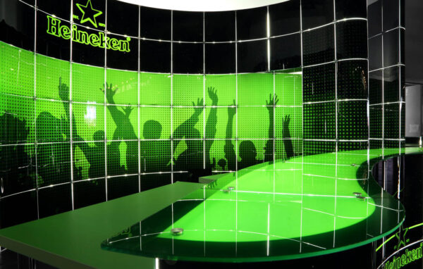 exhibition booth heineken