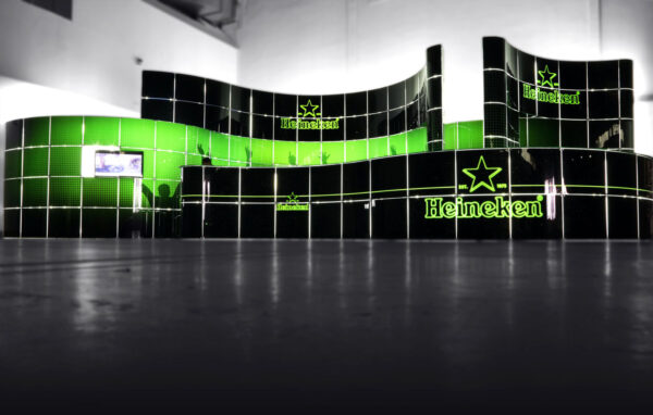 exhibition graphic stand heineken